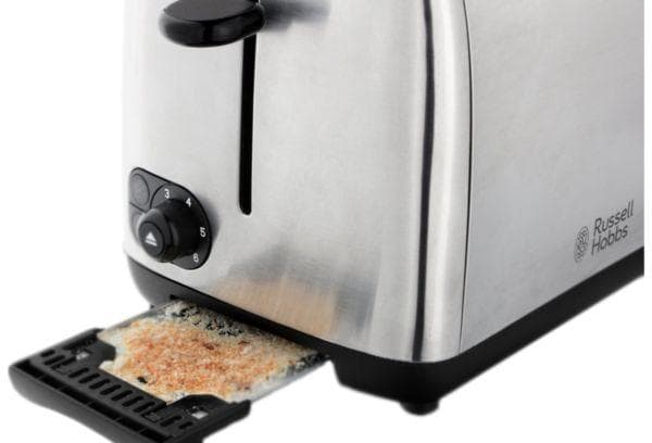 Verschmutzter Toaster