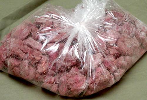Fleisch in der Tüte