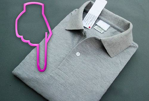 Gefaltetes Poloshirt