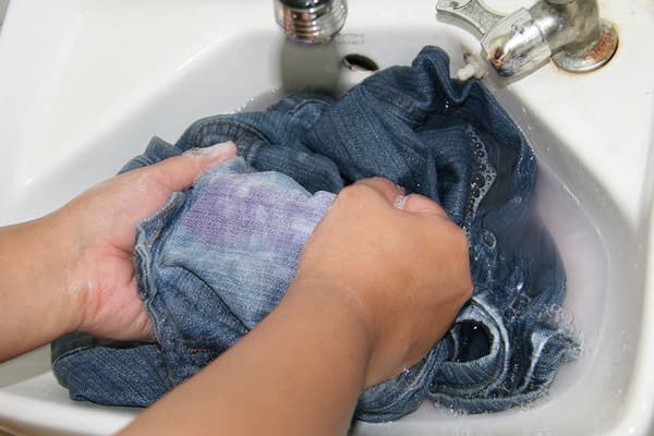 Jeans vorwaschen