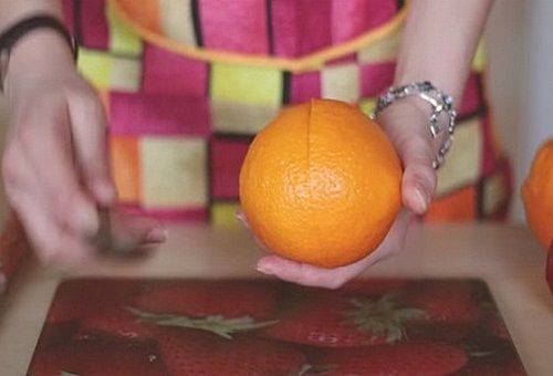 Orangenschälen