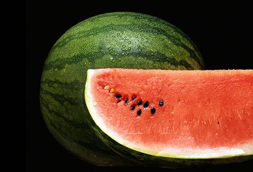 Reife Wassermelone