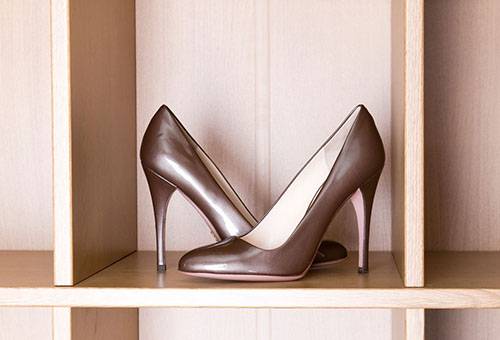 Aufbewahrung von Lackschuhen