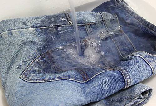 Jeans vorwaschen
