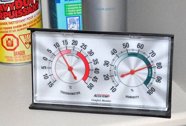 Thermometer und Hygrometer