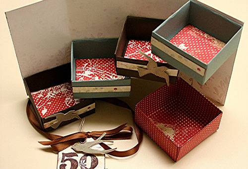 Selbstgemachte Aufbewahrungsboxen