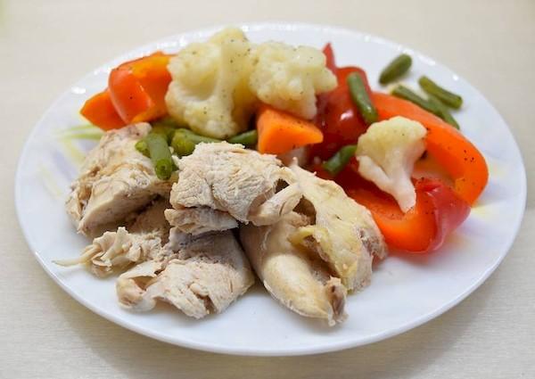 Frango cozido