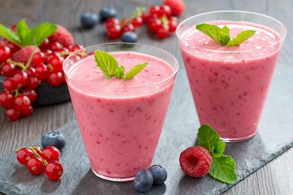 Beeren-Sahne-Smoothie