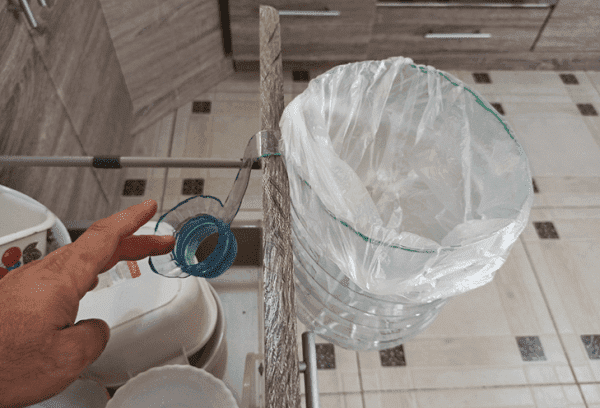Selbstgebauter Mülleimer
