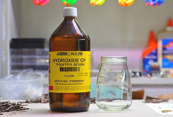 Flasche mit Salmiakgeist