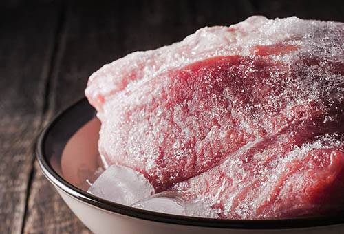 Gefrorenes Fleisch