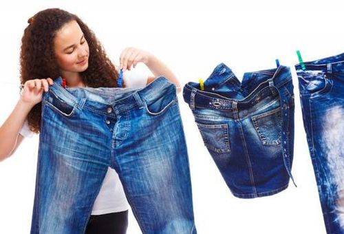 Jeans trocknen