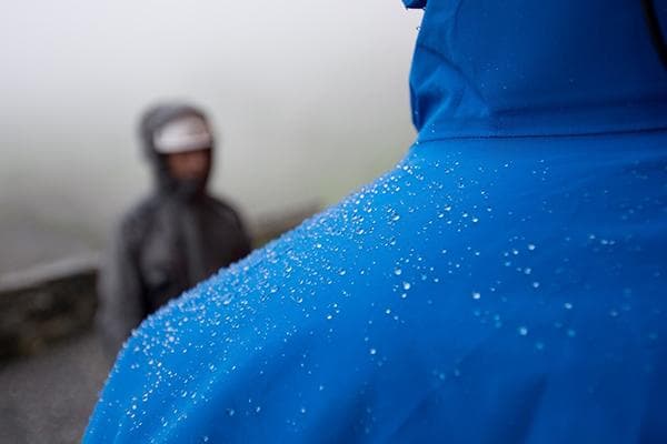 Jacke mit wasserabweisender Imprägnierung