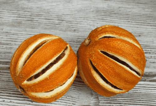 getrocknete ganze Orangen