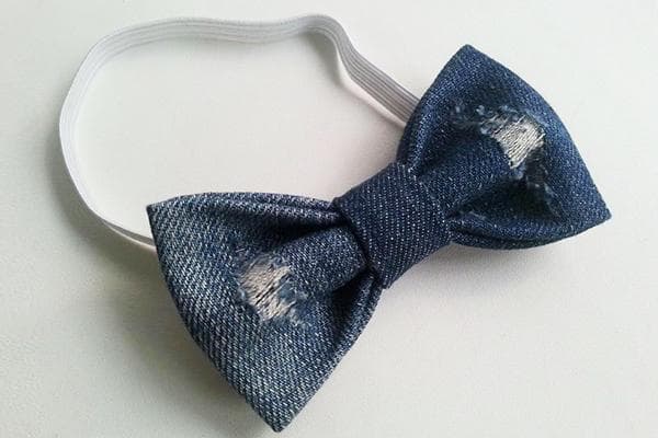 Fliege aus Denim