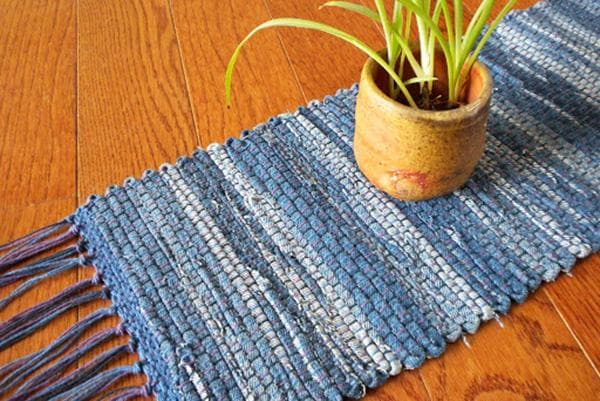 Teppich aus alten Jeans