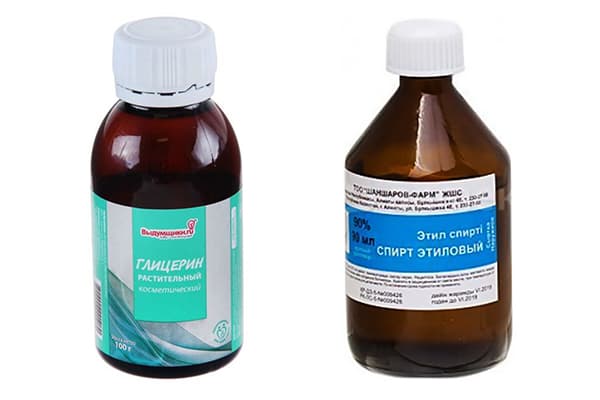 Alkohol und Glycerin