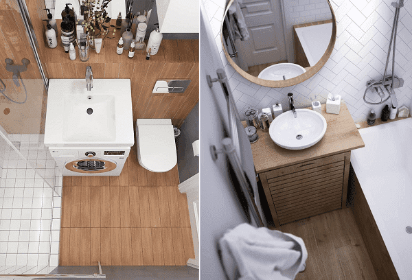 Badezimmer-Interieur