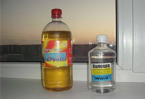 Petroleum und gereinigtes Benzin