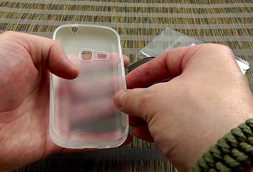 Silikonhülle für das Telefon