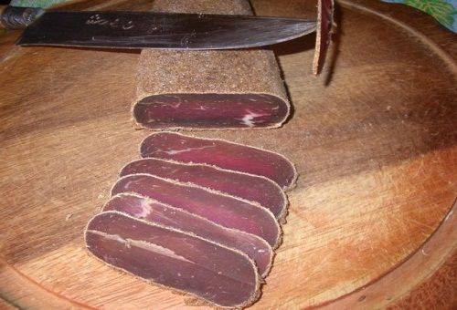 Luftgetrocknetes Fleisch