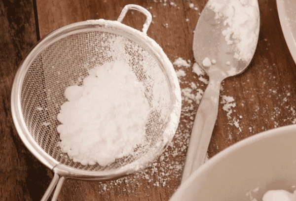 In einer Getreidemühle hergestellter Puder