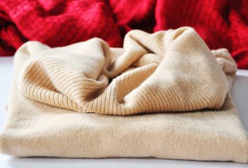 Gewaschener Kaschmirpullover