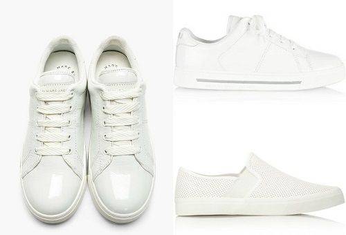 weiße Sneaker