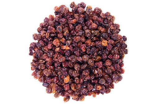 Getrocknete Vogelbeeren