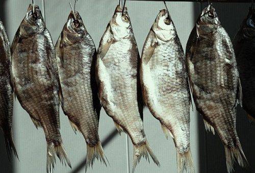 getrockneter Fisch