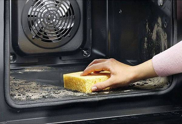 Die Reinigung des Ofens