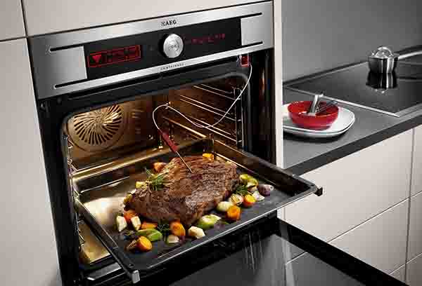 Im Backofen gegartes Fleisch