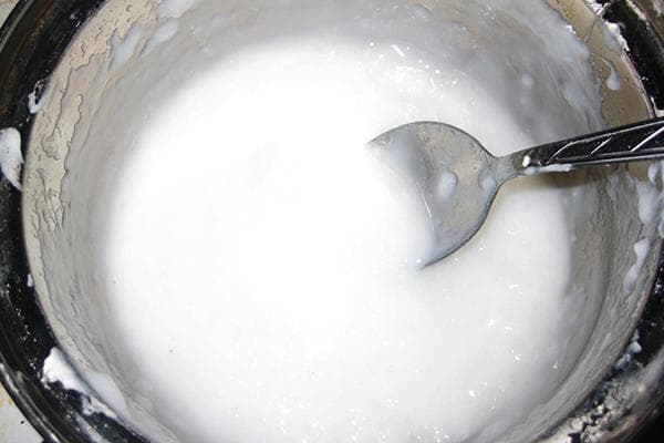 Kleister mit Calciumchlorid