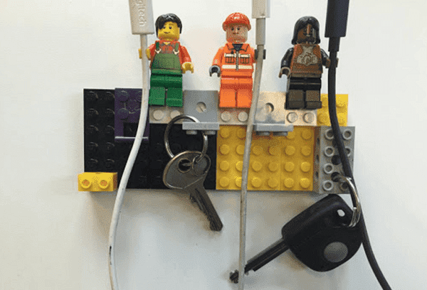 Schlüsselablage und Kabelhalter 2 in 1