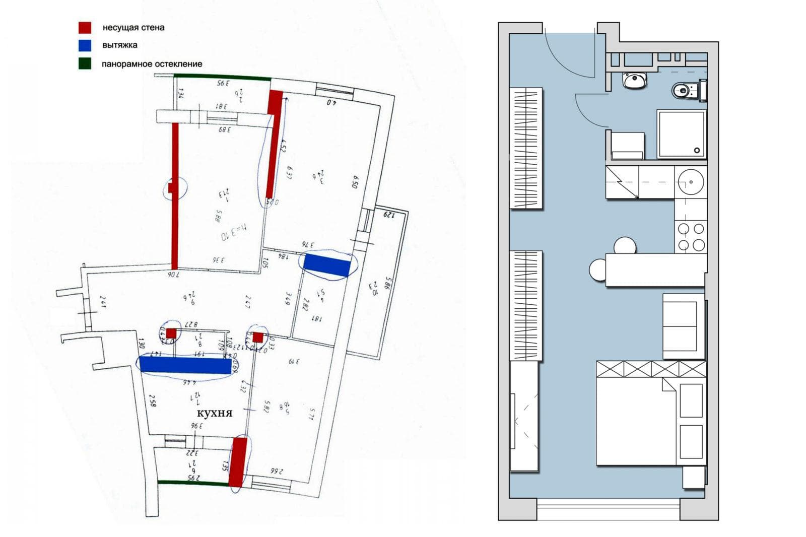 Ungünstige Wohnungsgrundrisse