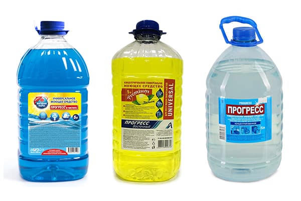 Sorten der Produkte der Linie Progress