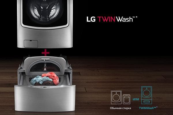 Twin-Wash-Technologie in der Waschmaschine