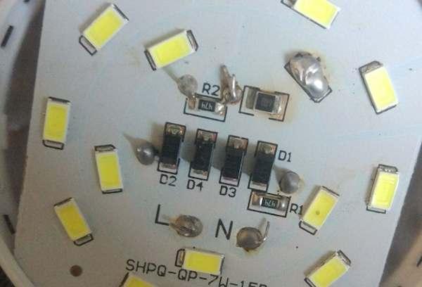 Reparatur einer LED-Lampe 1