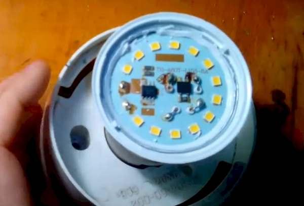 Reparatur einer LED-Lampe 7