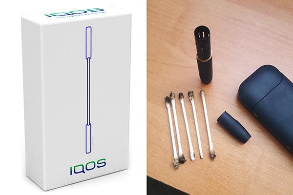 Wattestäbchen zur Reinigung des IQOS