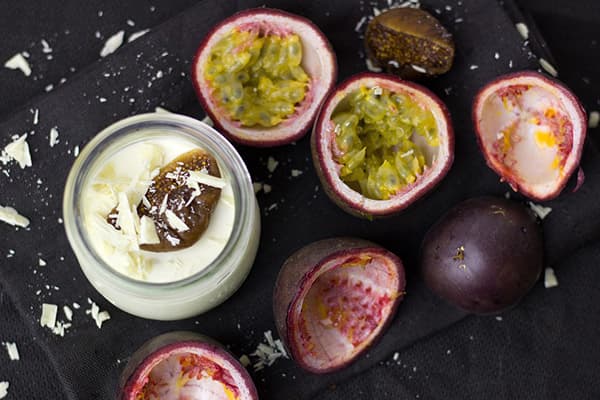 Verwendung von Maracuja für Pudding