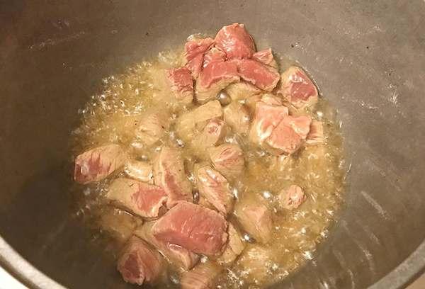 Fleisch für Pilaw