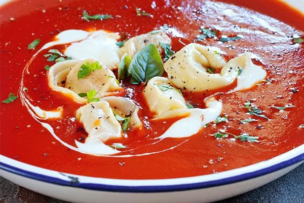 Tomatensuppe mit Oregano