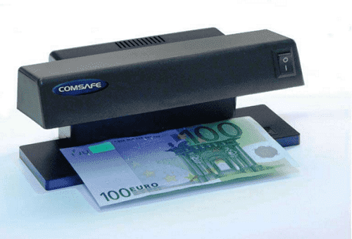 Echtheitsprüfung von Euro-Banknoten