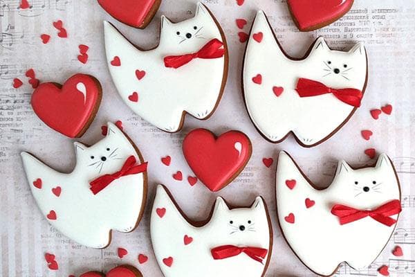 Lebkuchen zum Valentinstag