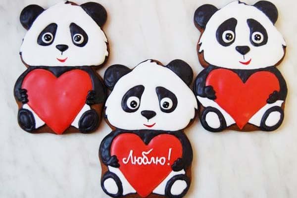 Lebkuchen-Valentinskarten