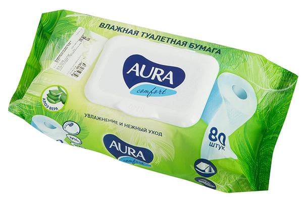Feuchtes Toilettenpapier Aura