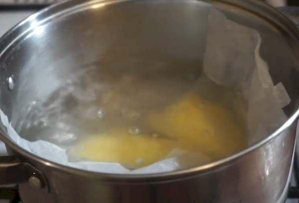 Zubereitung von Hirsebrei mit Wasser 1
