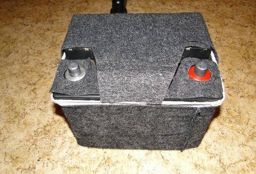Isolierung der Batterie