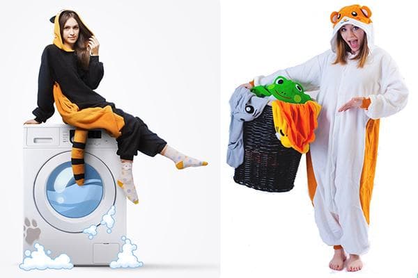 Optionen zum Waschen von Kigurumi – in der Maschine und von Hand